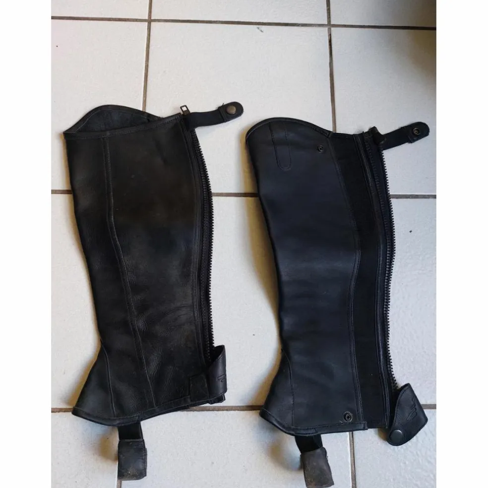 Paire de Chaps noir taille XL