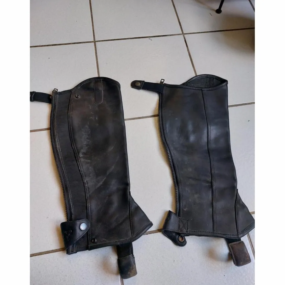Paire de Chaps noir taille XL