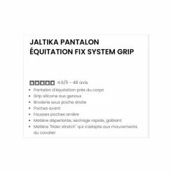 Pantalon Beige Harcour Jaltika Fix System Grip