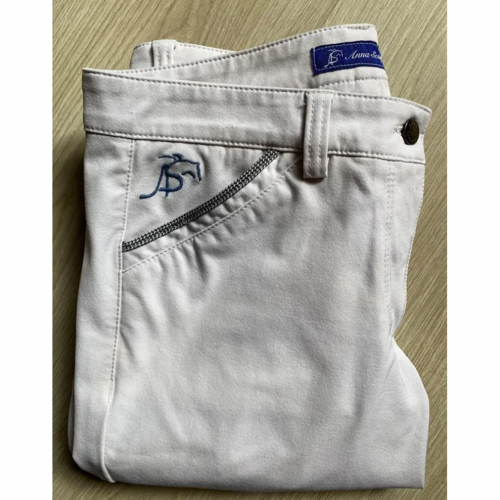 Pantalon blanc Anna Scarpati