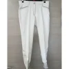 Pantalon blanc avec strass taille 42 Euro-Star