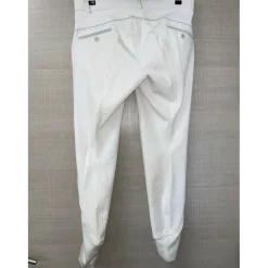 Pantalon blanc avec strass taille 42 Euro-Star