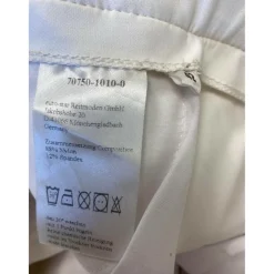 Pantalon blanc avec strass taille 42 Euro-Star
