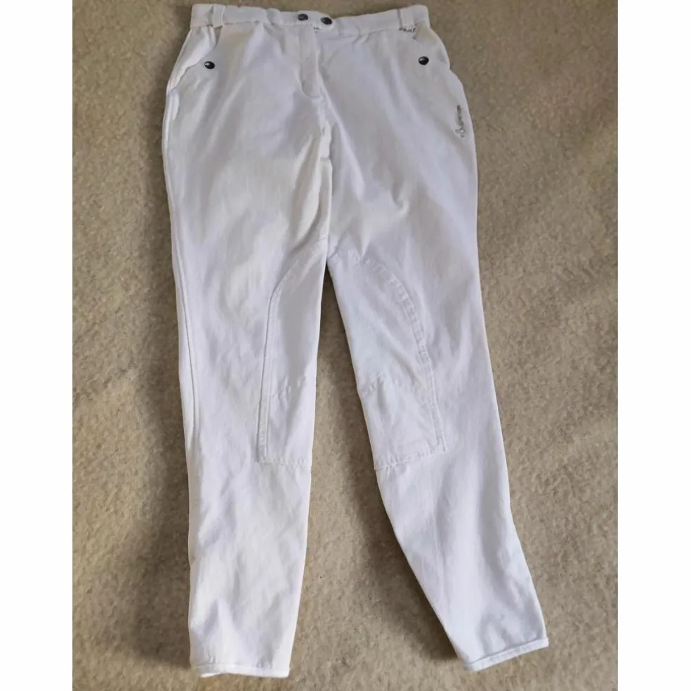 Pantalon blanc de concours femme