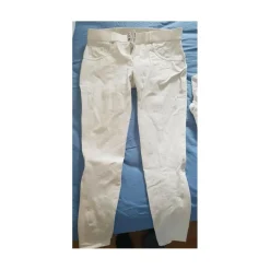 Pantalon blanc grip FLAGS AND CUP coupe pushup T 40