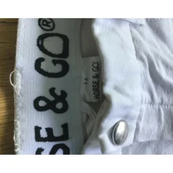 Pantalon blanc horse and go taille 14 ans