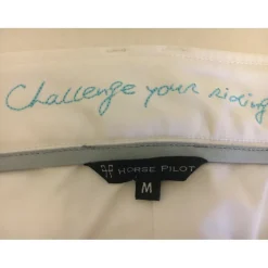 Pantalon blanc horse pilot