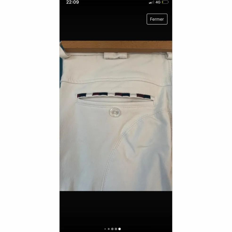 pantalon blanc Kingsland