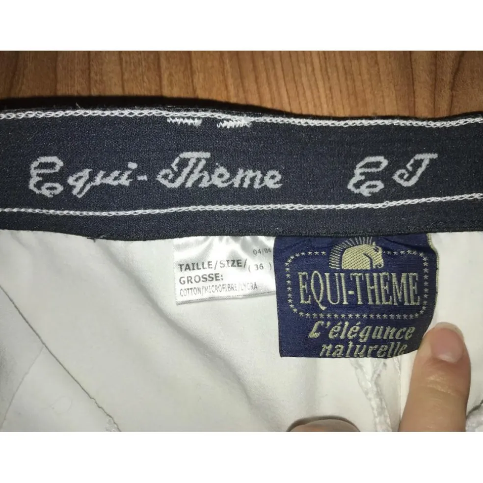 Pantalon blanc équithème t36