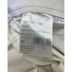 Pantalon blanc simple taille 42 Euro-Star