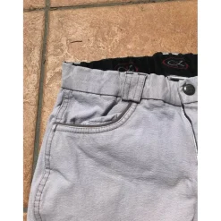 Pantalon, blanc/gris komutekir