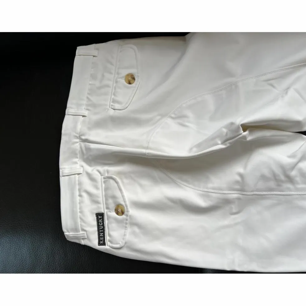 PANTALON DE CONCOURS (homme) - KENTUCKY - BLANC