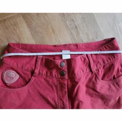 Pantalon d'équitation Fouganza rouge taille 40