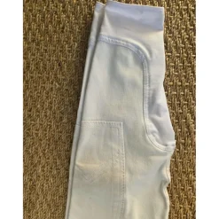 Pantalon d'équitation mixte blanc TIME RIDER