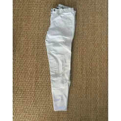 Pantalon d'équitation mixte blanc TIME RIDER