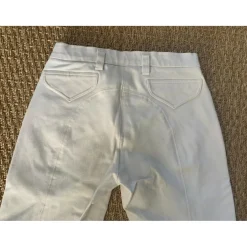 Pantalon d'équitation mixte blanc TIME RIDER