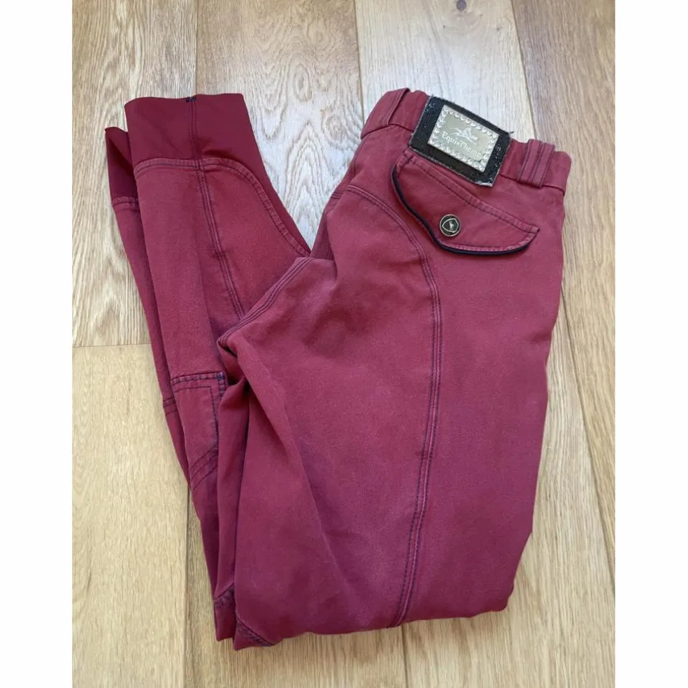 Pantalon equi thème taille 36 rouge