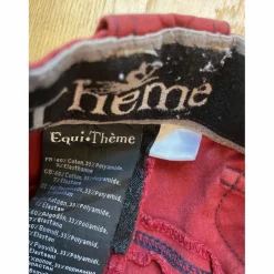 Pantalon equi thème taille 36 rouge