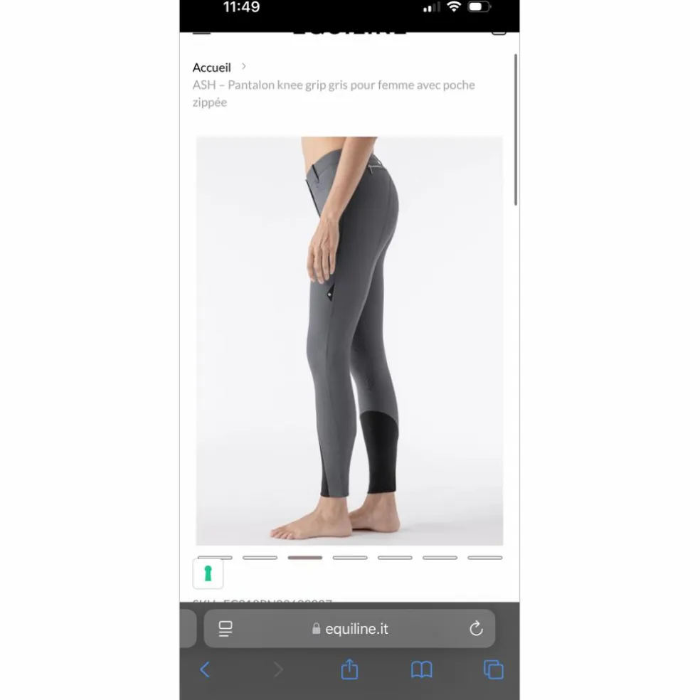 Pantalon equiline femme