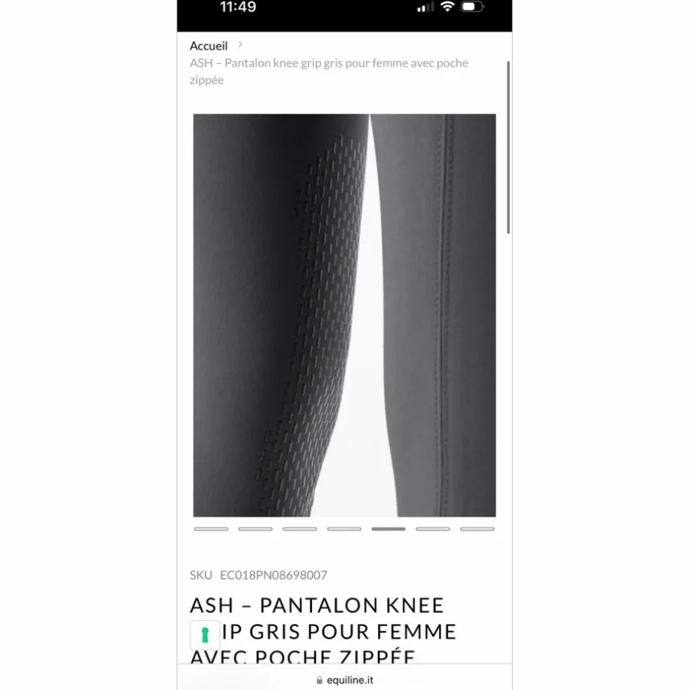 Pantalon equiline femme