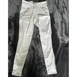 Pantalon equitheme blanc