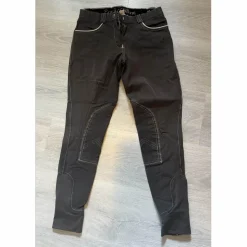 pantalon femme équitheme gris