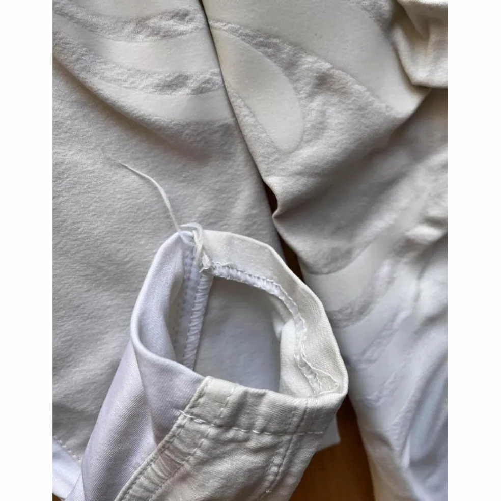 pantalon Flags and cup blanc