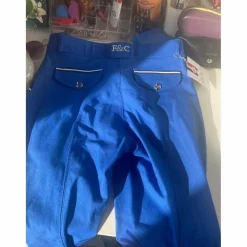 pantalon flags and cup bleu