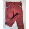 pantalon flags&cup rouge