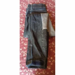 PANTALON FOND PEAU HV POLO DENIM GRIS (JEAN) FEMME