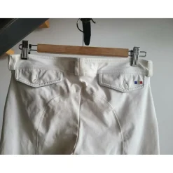 Pantalon hervé godignon blanc à strass