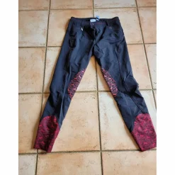 pantalon noir et rouge