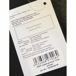 Pantalon noir fond de peau Pfiff 36 neuf avec étiquette