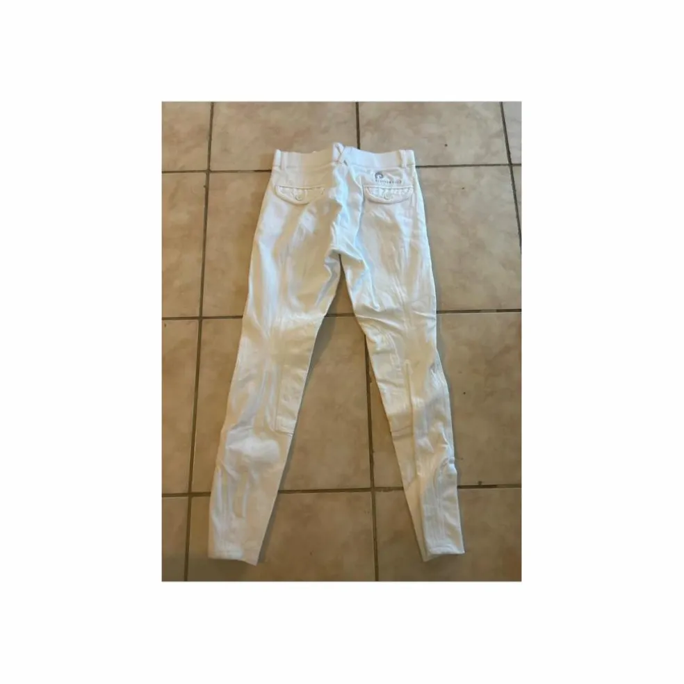 Pantalon Performance Carla Blanc/Bleu - Taille 34 - Neuf avec étiquette