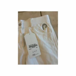 Pantalon Performance Carla Blanc/Bleu - Taille 34 - Neuf avec étiquette