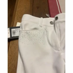 Pantalon équiline blanc