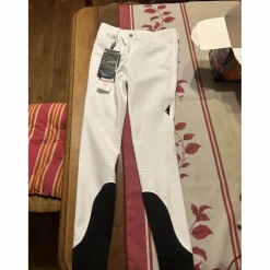 Pantalon équiline blanc