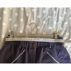 Pantalon équitation cheval poney Equithème Lotty 36/S grip antidérapant bleu marine violet
