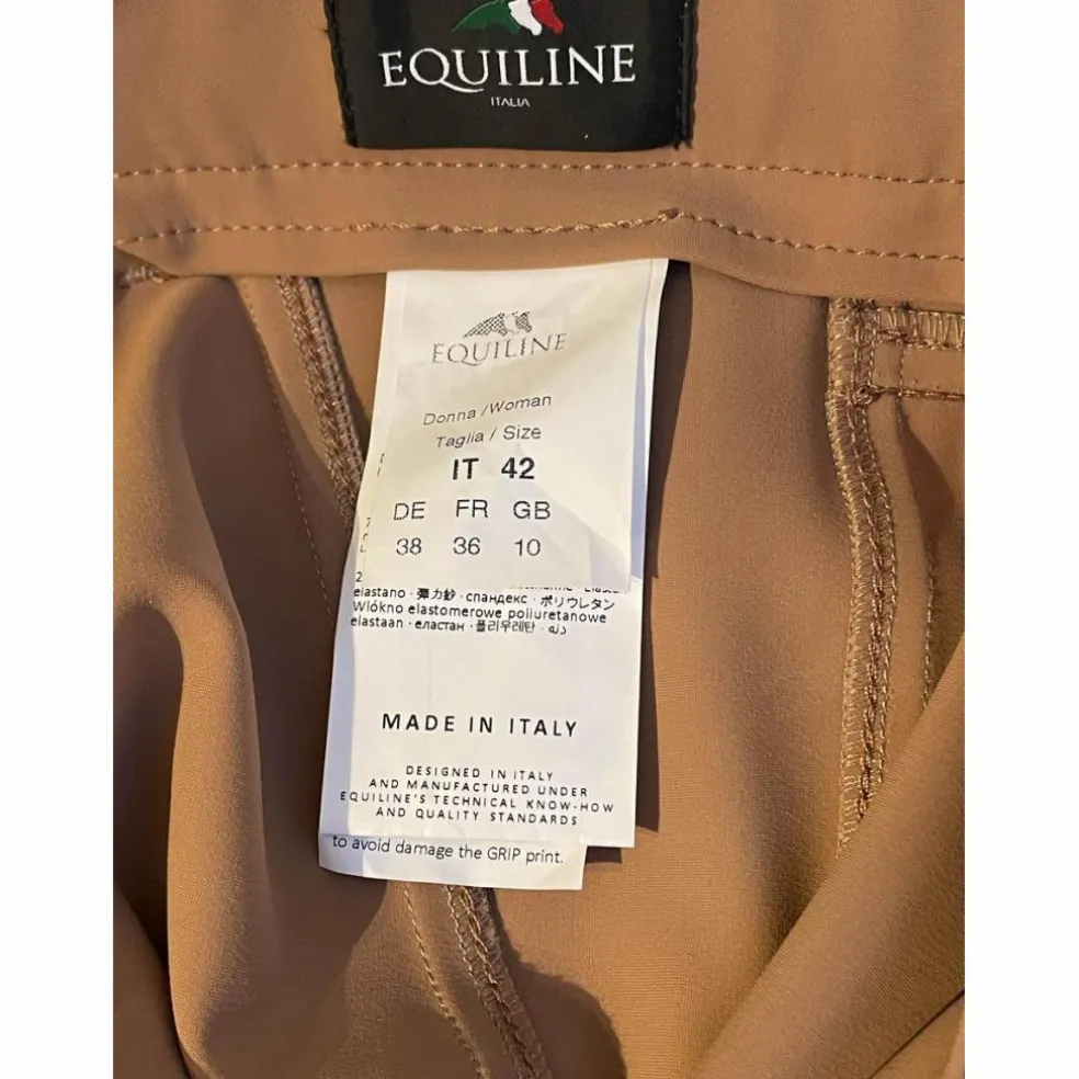 Pantalon équitation Equiline Donna taille haute neuf avec étiquette 36