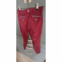 Pantalon équitation flags &cup bordeaux