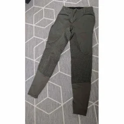 Pantalon équitation fouganza kaki taille XS femme