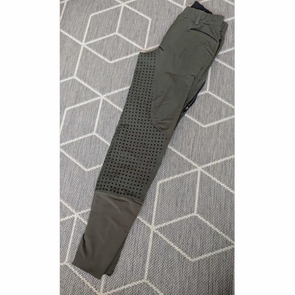 Pantalon équitation fouganza kaki taille XS femme