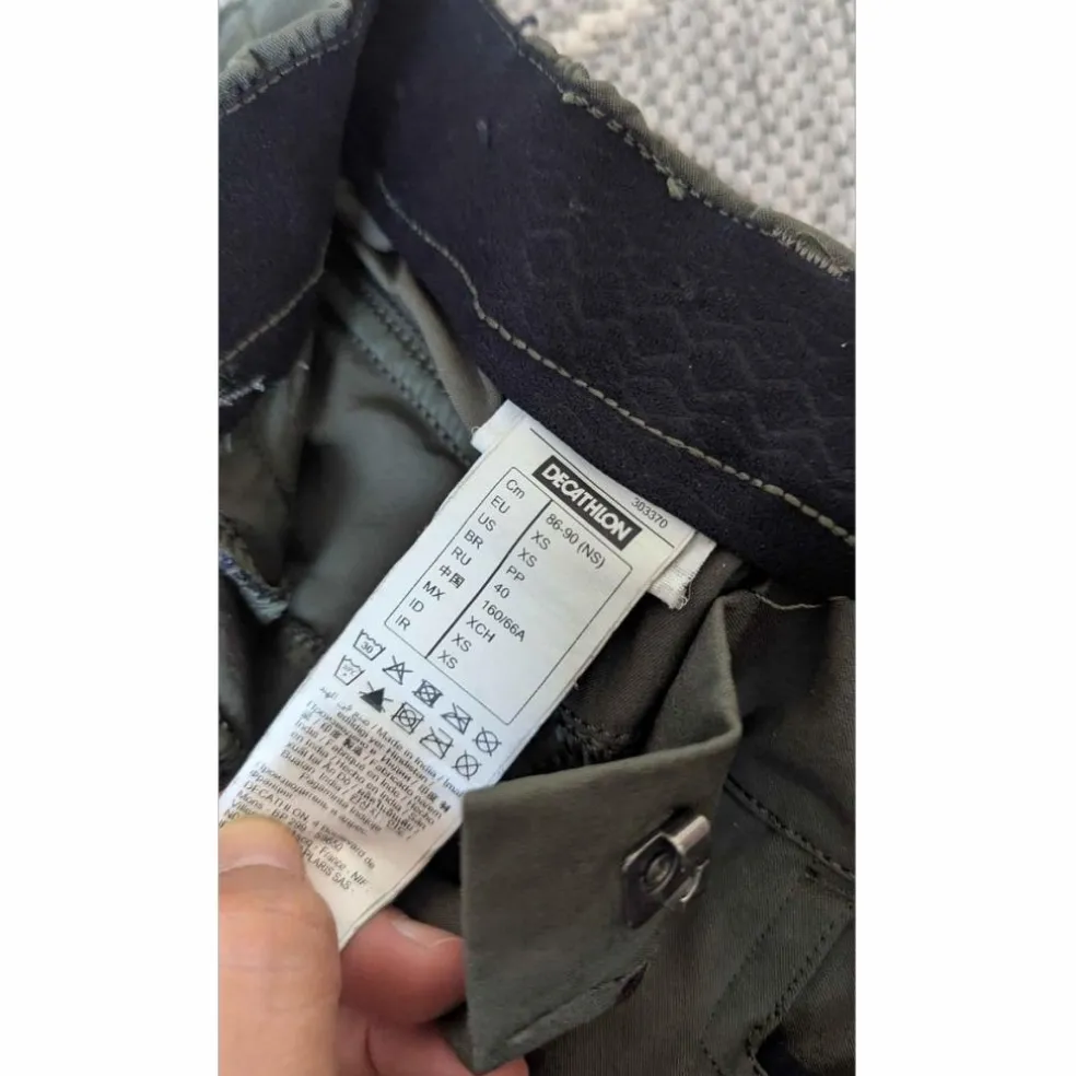 Pantalon équitation fouganza kaki taille XS femme