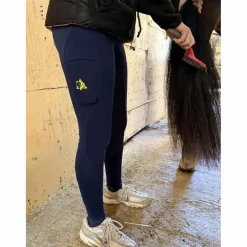 Pantalon Équitation Navy Shaping | Grip Intégral & Taille Haute