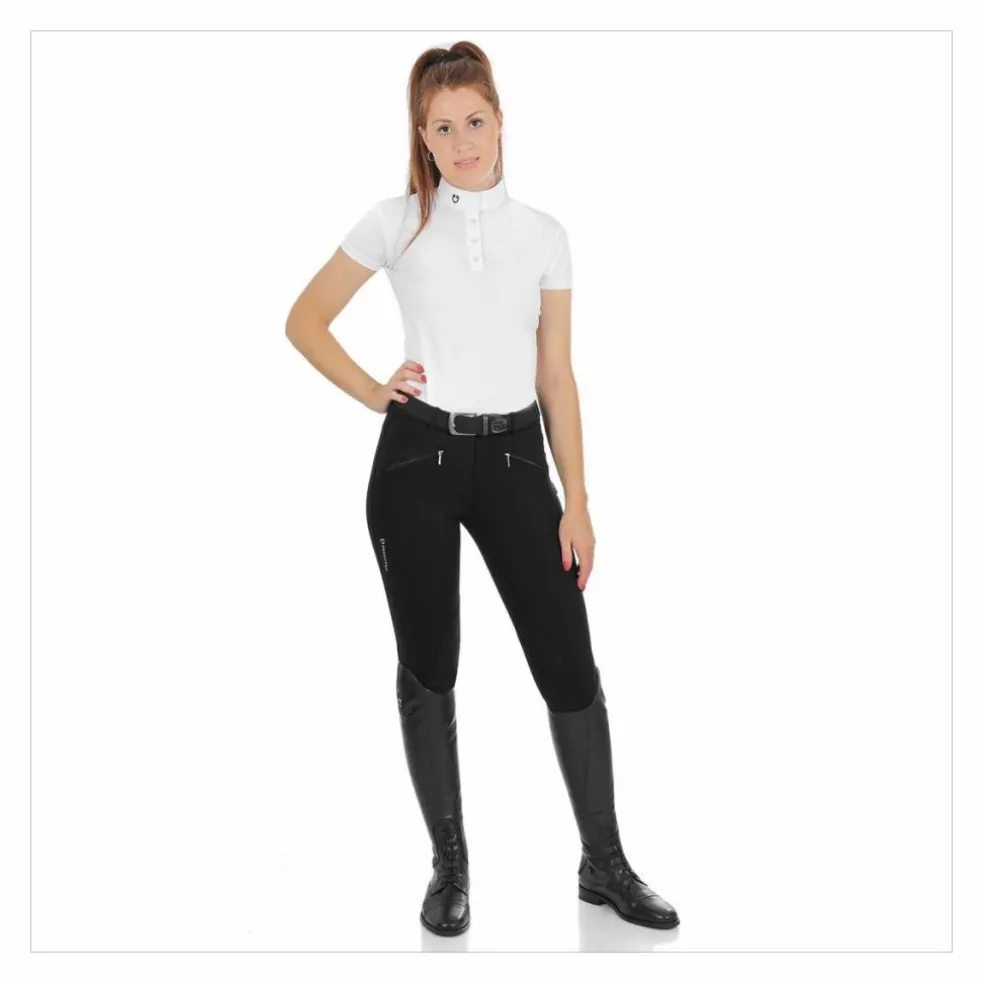 Pantalon équitation noir 46 femme Demetra Equestro