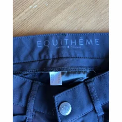 Pantalon équitation noir Equithème Georg fond silicone homme