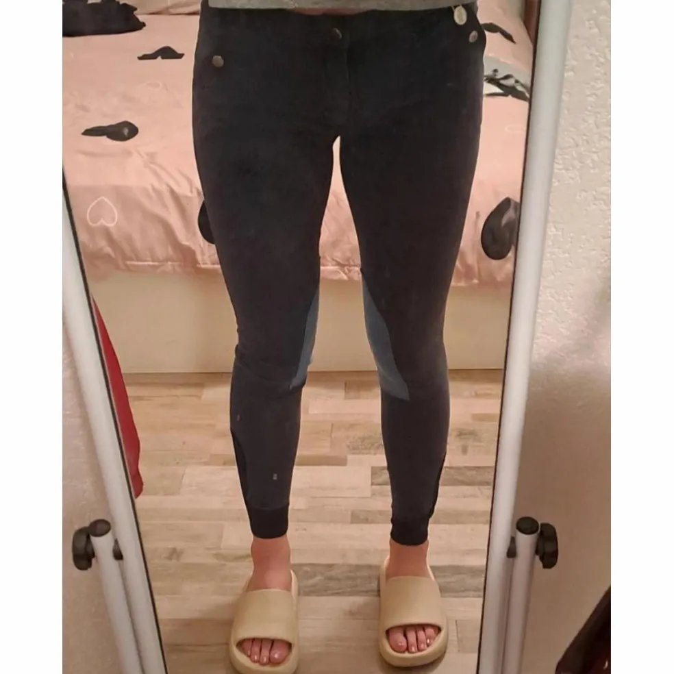 Pantalon time rider vert canard