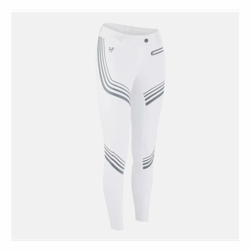 Pantalon X-plosive Horse Pilot Femme - neuf avec étiquette - blanc et gris argenté