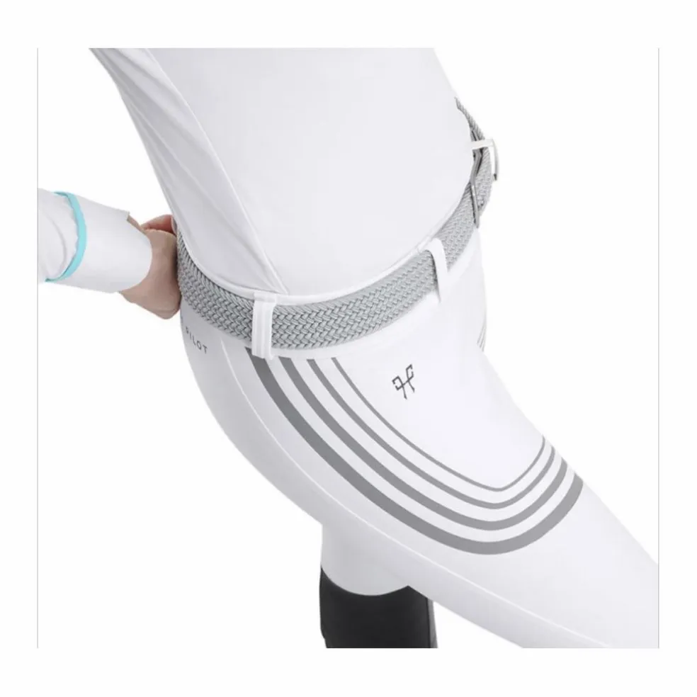 Pantalon X-plosive Horse Pilot Femme - neuf avec étiquette - blanc et gris argenté