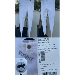 PIKEUR Pantalon de concours blanc enfant